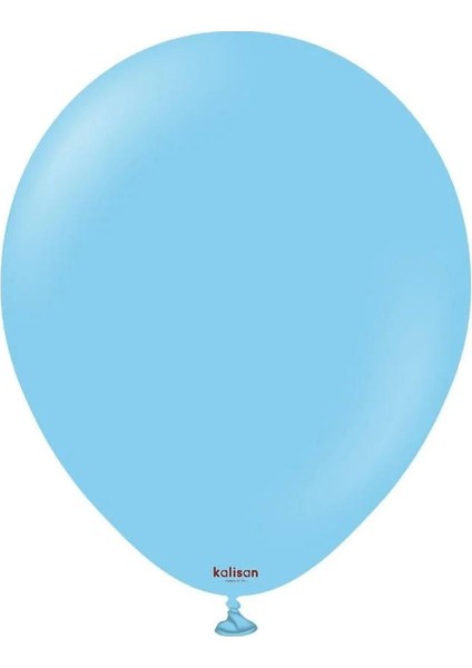 Parti Doğum Günü Organizasyon Balon - 28 Cm. - Açık Mavi - 100 Adet