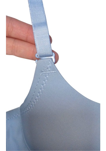 Açık Mavi Push Up B Cup Destekli Sütyen fiyatları