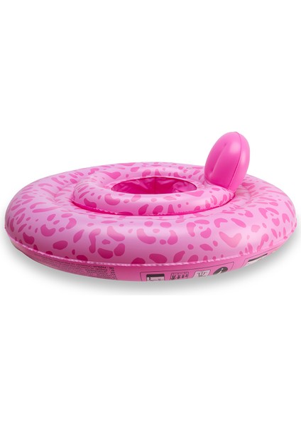 Leopard Pink Bebek Sırt Destekli Yüzme Simidi 0-1 Yaş fiyatları