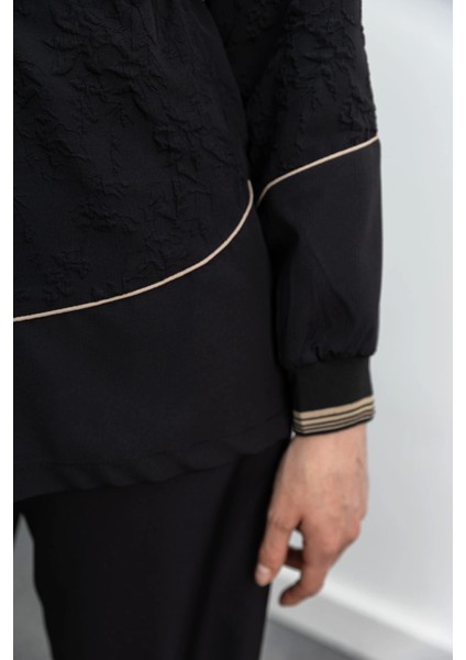 5042 Ceketli Pant. Takım - Siyah