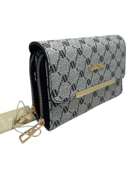 Modern Gri Noktalı Kadın Omuz & Kol Çantası fırsatları