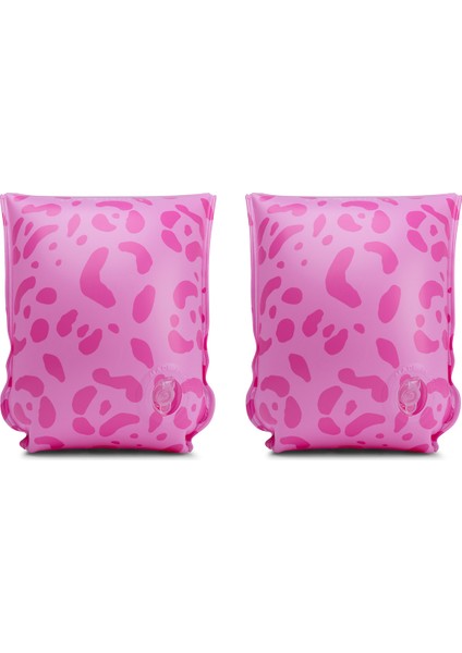 Leopard Pink Şişme Yüzme Kolluğu 2-6 Yaş