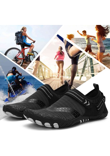 Hızlı Kuru Trekking Ayakkabıları Kadın Erkek Hafif Spor Ayakkabılar Plaj Kayık Tekne (Yurt Dışından)