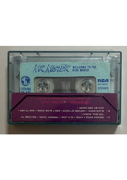 Mr.mister Welcome To Real World Kaset (Orijinal Dönem Kağıt Baskı Kaset) fiyatları
