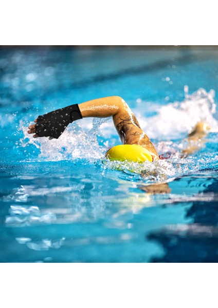 Neopren Yüzme Eldivenleri Perdeli Spor Su Geçirmez Eğitim Eldivenleri Ayarlanabilir Bilek Kayışı ile Dalış Yüzmek Eğitim Eldivenleri (Yurt Dışından)