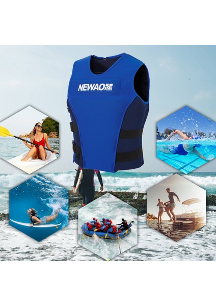 Yetişkin Can Yeleği Neopren Güvenlik Can Yeleği Şamandıra Takım Elbise Kayaking Balıkçılık Sörf Kano Yelken Su Kayağı Wakeboard Yüzme (Yurt Dışından)