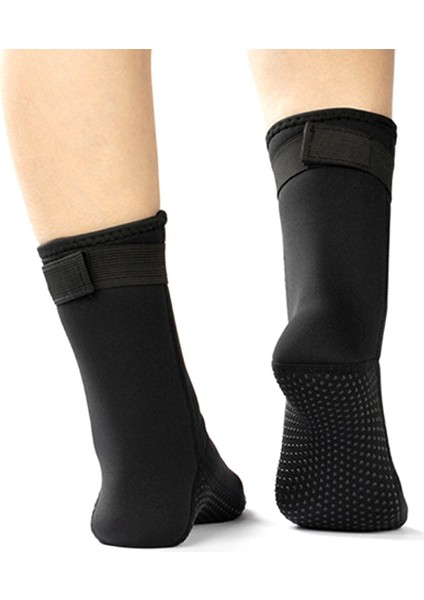 3mm Neopren Wetsuit Çorap Sıcak Tüplü Dalış Çorapları Kış Sörf Çorap Termal Anti Kayma Çizmeler Spearfishing Yüzme Rafting Dalış Yelken (Yurt Dışından)