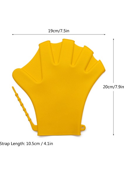 1 Çift Yüzme Eldiven Perdeli Spor Su Direnci Eğitim Eldiven Silikon Yüzme Dalış Eldiveni Yüzmek Eğitim Eldivenler (Yurt Dışından)