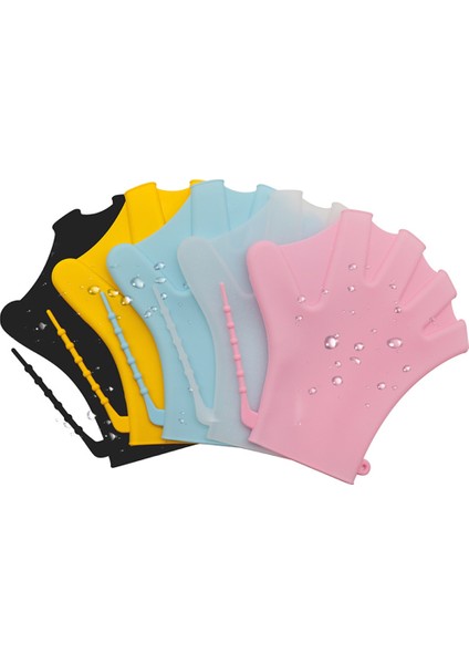 1 Çift Yüzme Eldiven Perdeli Spor Su Direnci Eğitim Eldiven Silikon Yüzme Dalış Eldiveni Yüzmek Eğitim Eldivenler (Yurt Dışından) indirimleri