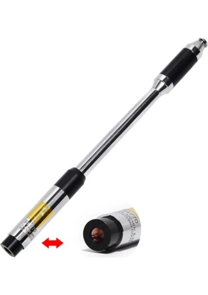 RH770 Teleskopik Dual Band El Telsiz Anteni (Sma Male Erkek)