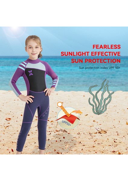 Çocuk Wetsuit Tek Parça Neopren Mayo Güneş Koruyucu Sörf Dalış Yüzme Botla Kış (Yurt Dışından) modelleri