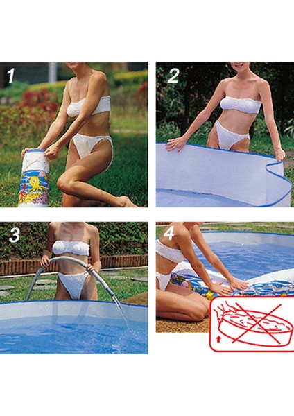 Taşınabilir Enflasyonsuz Sert Plastik Yüzme Havuzu Katlanır Havuz Aile Yüzme Havuzu Yuvarlak Yüzme Havuzu Bebekler Çocuklar Yetişkinler Için (Yurt Dışından) fiyatları