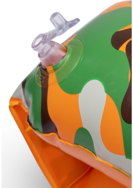 Camouflage Orange Şişme Yüzme Kolluğu 2-6 Yaş modelleri