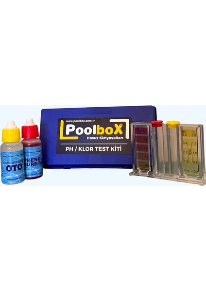 Havuz Suyu Ölçüm Ph Klor Test Kiti