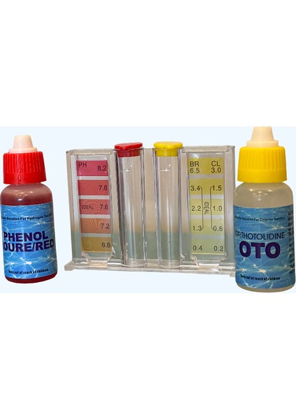 Havuz Suyu Ölçüm Ph Klor Test Kiti