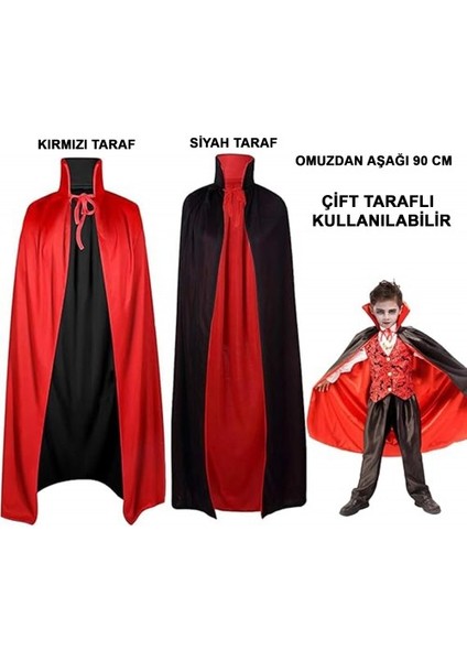 Çift Taraflı Pelerin Çocuk