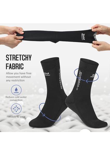 Neopren Dalış Çorapları Erkekler Kadınlar Anti Kayma Su Çorap Plaj Şnorkel Sörf Yüzme (Yurt Dışından) fiyatları