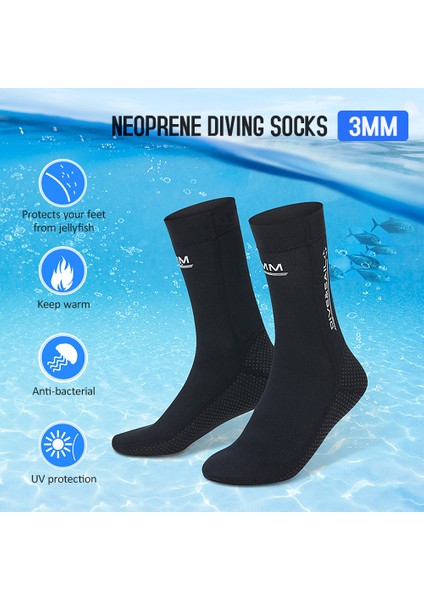 Neopren Dalış Çorapları Erkekler Kadınlar Anti Kayma Su Çorap Plaj Şnorkel Sörf Yüzme (Yurt Dışından) indirimleri