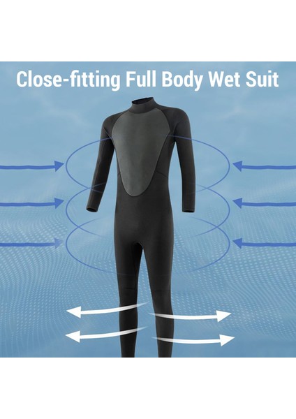 Neopren Tam Vücut Döküntü Guard Tek Parça Uzun Kollu Dalış Termal Mayo Erkek Kadın Wetsuits (Yurt Dışından) modelleri