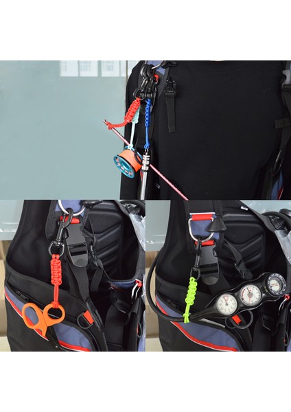 Tüplü Dalış Swival Sürgülü Kanca Deniz Sınıfı 316 Paslanmaz Çelik Çırpıda Kanca Klip Örgülü Halat Kordon Anti-Kayıp Emniyet Halatı Dalış Için Bcd Ekipmanları (Yurt Dışından) fiyatları