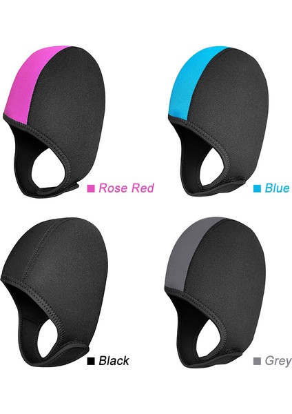 2.5 mm Neopren Dalış Hood Termal Wetsuit Hood Bere Kap Erkekler Kadınlar Için Tüplü Dalış Şnorkel Yüzme (Yurt Dışından)