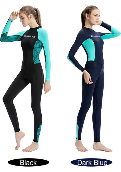 Kadınlar Hızlı Kuru Mayo Tek Parça Uzun Kollu Mayo Yaz Su Sporları Için (Yurt Dışından) indirimleri