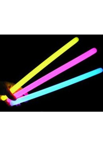 Karanlä±kta Parlayan Fosforlu Glow Stick Kalä±n Ã‡ubuk 30 cm 1 Adet