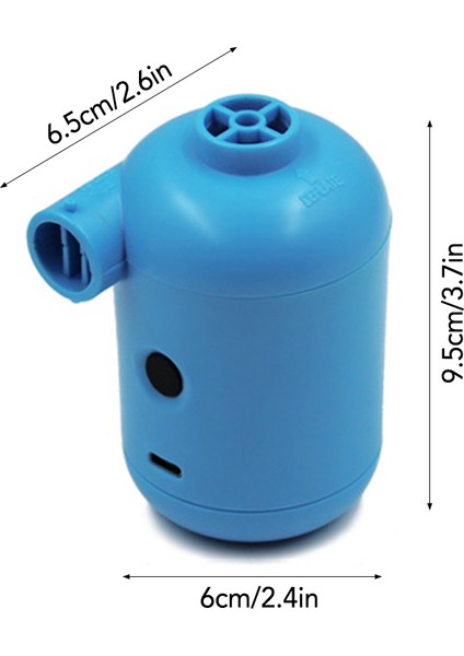 2200PA USB Elektrikli Hava Pompası Dc 5V Taşınabilir Hava Pompası Açık Kamp Için 4 Nozullu (Yurt Dışından)