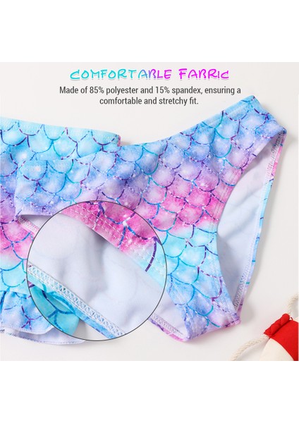 3 Parça Toddler Kız Mayo Kızlar Mermaid Mayo Sevimli Bikini Açık Plaj Yüzme Için Yaz Tarzı Çocuk Mayolar Kızlar (Yurt Dışından) fiyatları