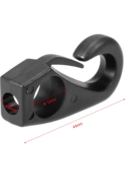 6 Adet Kayık Bungee Kordon Kanca Klipleri Bağlama Kancaları Kayık Kano Için Şok Kablosu Bungee Halat Hattı (Yurt Dışından)