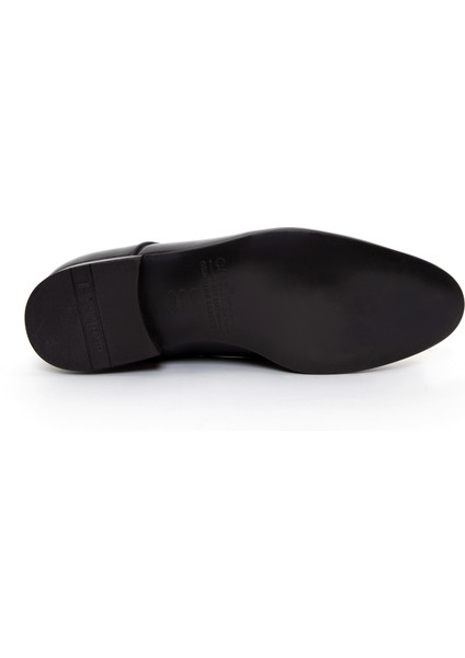 Erkek Siyah %100 Deri Smokin Ayakkabı 50255466-001 indirimleri