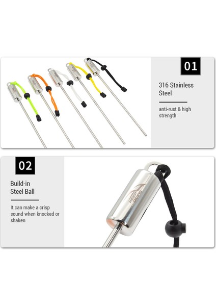 Tüplü Dalış Işaretçisi Sualtı Paslanmaz Çelik Gıdıklama Çubuğu Tüplü Dalış Için Kordon ile (Yurt Dışından) indirimleri