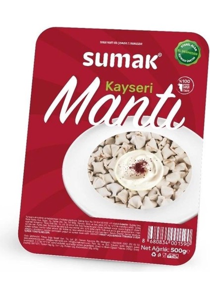 Kayseri Mantısı Etli Makine 500 gr