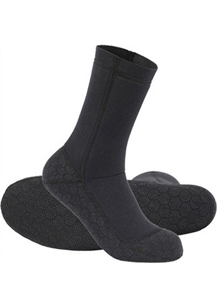 3mm Neopren Wetsuit Çorap Sıcak Tüplü Dalış Çorapları Kış Plaj Patik Ayakkabı Kaymaz Sörf Çorap Termal Botlar Spearfishing Yüzme Rafting Şnorkel Yelken (Yurt Dışından) fiyatları