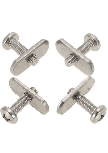 4 Paslanmaz Çelik Kayık Ray / Parça Vidalar ve Parça Somunları Donanım Dişlisi Montaj Değiştirme Kiti Kayaks Kano Tekneler Rayları (Yurt Dışından) indirimleri