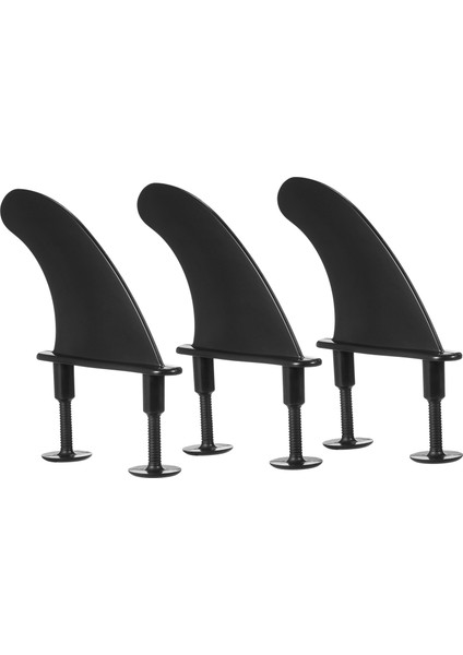 3 Adet Yumuşak Sörf Tahtası Yüzgeçleri Vidalar ile 4.5 Inç Sörf Paletleri Yumuşak Sörf Tahtası Longboard Sörf Aksesuarları (Yurt Dışından)