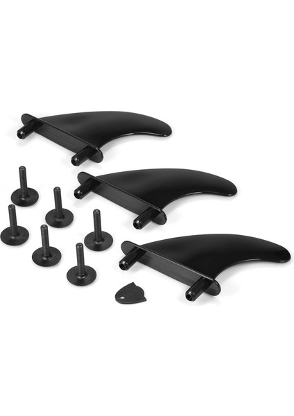 3 Adet Yumuşak Sörf Tahtası Yüzgeçleri Vidalar ile 4.5 Inç Sörf Paletleri Yumuşak Sörf Tahtası Longboard Sörf Aksesuarları (Yurt Dışından) fırsatları
