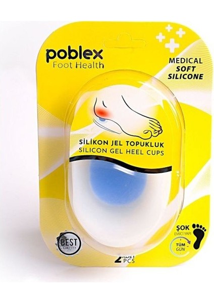 Poblex Silikon Jel Topukluk - S