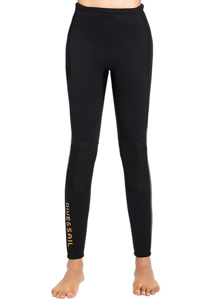 3mm Neopren Wetsuit Pantolon Kadın Sörf Pantolon Sıcak Tutmak Dalış Pantolon Yüzme Sörf Dalış (Yurt Dışından)