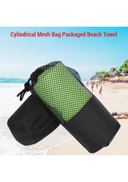 Ekstra Büyük Çabuk Kuru Mikrofiber Banyo Havlusu ile Vücut Için Saklama Çantası Için Yüzme Spor Plaj ve Yoga 130 CM/160 cm (Yurt Dışından)