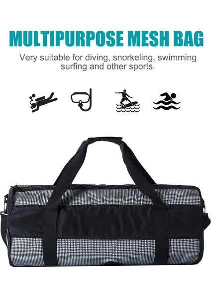 Şnorkel Çantası Dalış Takım Çantası Katlanabilir Örgü Tasarım Taşıması Kolay Dalış Şnorkel Sörf Pvc Fermuar Dayanıklı Naylon (Yurt Dışından) indirimleri