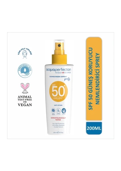 Acqua Perfection Güneş Saç ve Saç Derisi Koruyucu Sprey Spf 50 100ML