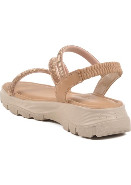 Bej Kadın Sandalet T-005 Z fırsatları