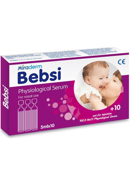 Bebsı Serum Fızyolojık 10 Flakon