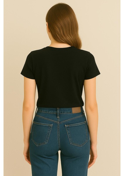 2025 Summer Premium Kısa Kol Tshirt %100 Pamuk Relax Fit Bisiklet Yaka fiyatları