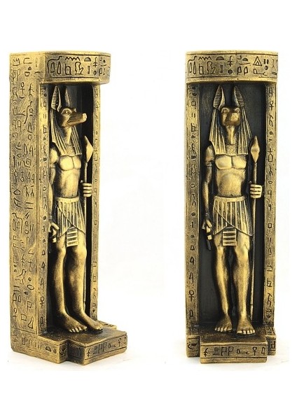 Anubis Figürlü Mumluk