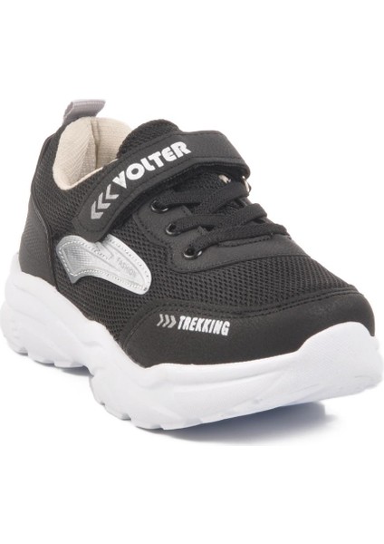 Siyah-Beyaz Çocuk Spor Ayakkabı Volter 520522 F