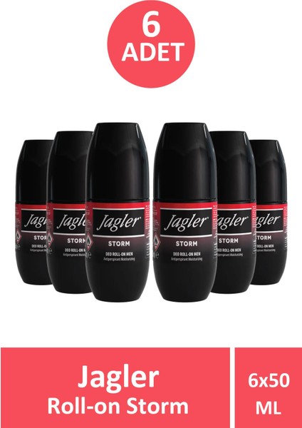 Rollon Storm 50 ml 6 Adet