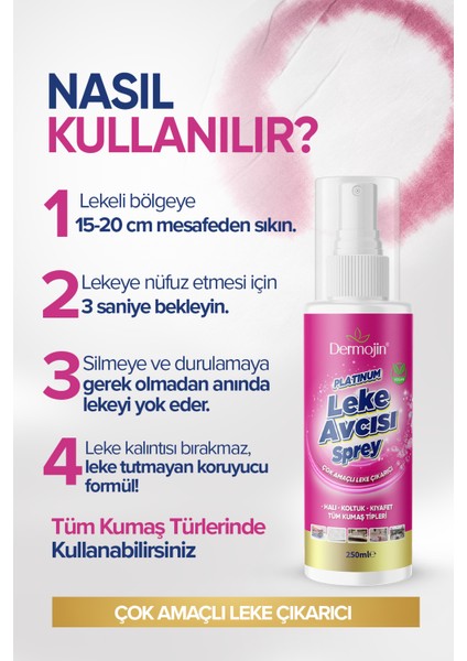 3 Adet - Platinum Çok Amaçlı Leke Çıkarıcı