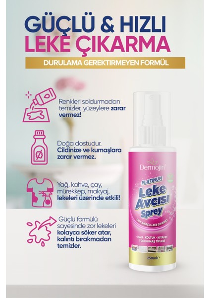 3 Adet - Platinum Çok Amaçlı Leke Çıkarıcı